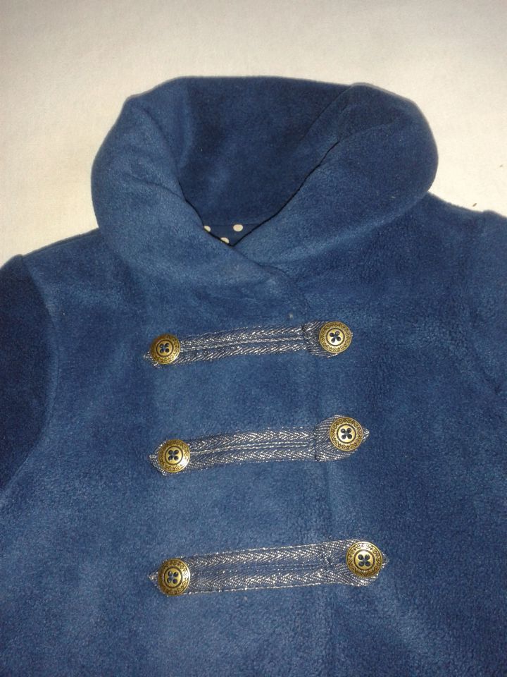 Next modra flis jaknica A kroj