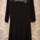 Orsay črna obleka s tri četrt (3/4) rokavi