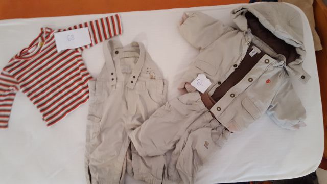 Komlet okaidi - jakna,hlače,hlače na naramnice in mikica cena 25 e