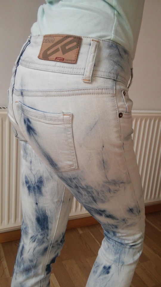Svetle jeans hlače - M - foto povečava