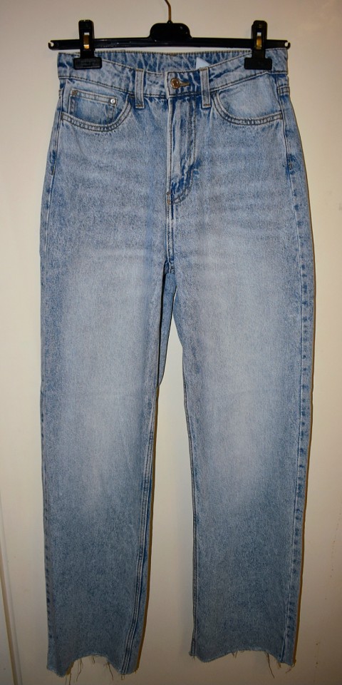 Ženske jeans s širokimi hlačnicami, S (36)