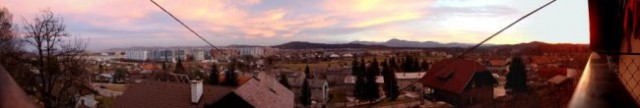 Pogled od doma nad Ljubljano