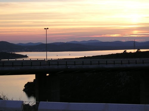 Krka River - sunset