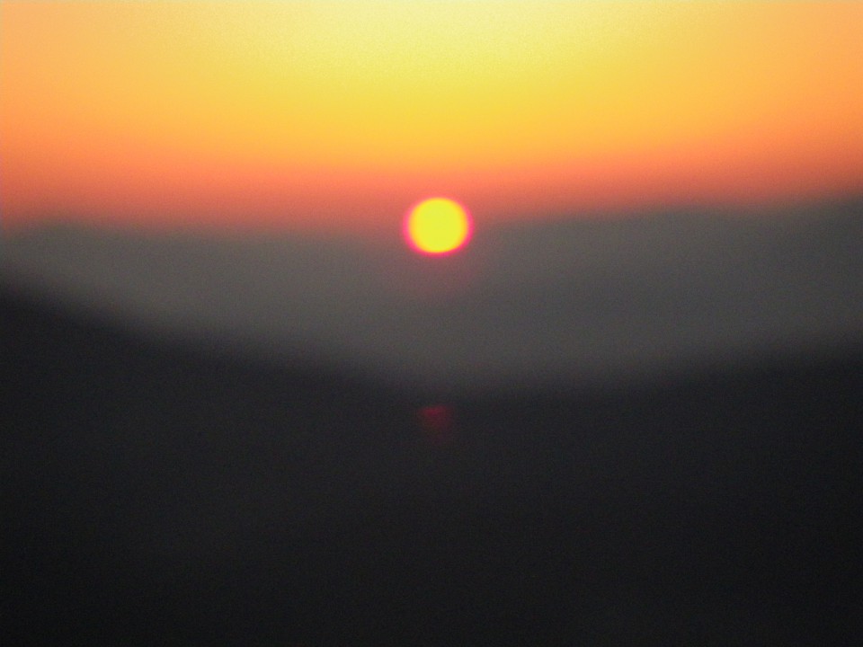 Šmarna Gora sončni vzhod 2X - foto povečava