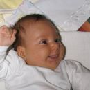17. april - nasmeh Brine prvic ujet s fotoaparatom = 17th April - Brina's smile first time