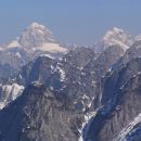 del vzhodne panorame - Mangrt ( 2678 m ) in Jalovec ( 2643 m )