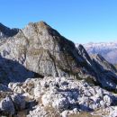 Skutnik ( 2074 m ) - severni odrastek grebena Krnčice; pogled z vzhodneje ležečega pomola 