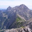pogled z vrha Turske gore proti skupini gora vzhodnega dela Kamniško - Savinjskih alp z Oj