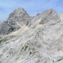 pogled z vrha Turske gore proti osrednji skupini Kamniško - Savinjskih Alp nad Malimi podi