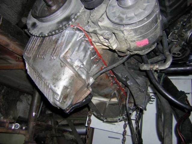 I had to use oil pan and oil pump from 5 series E34.