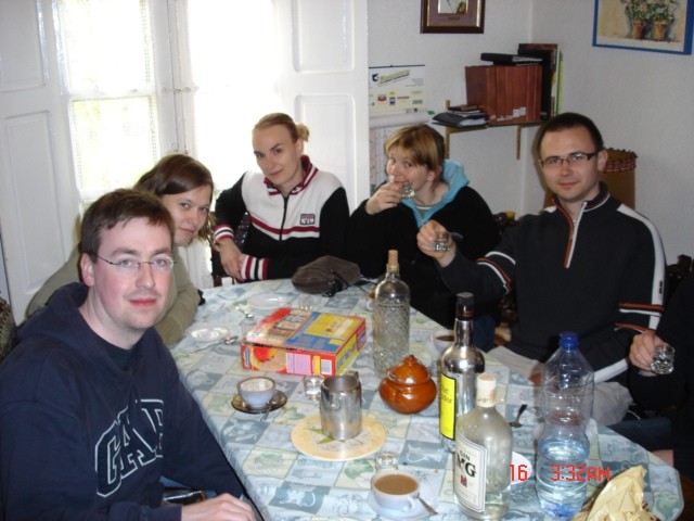 Kosilo v taverni v Bilbau (15.4.2005)
