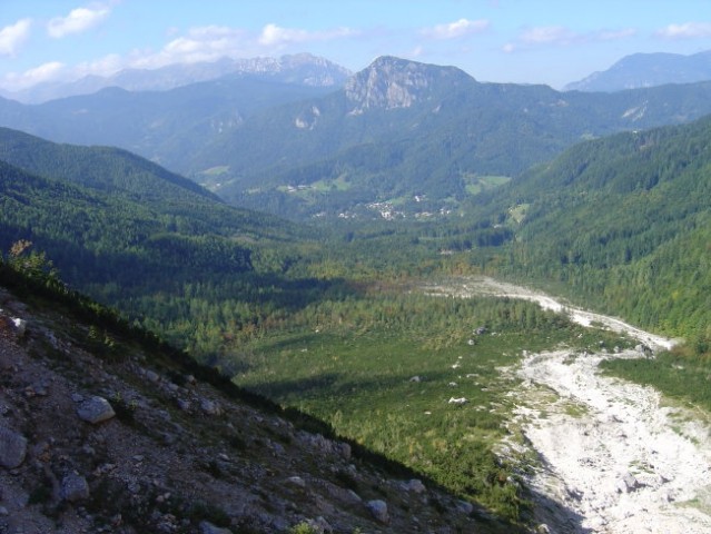 Panorama na Jezersko dolino