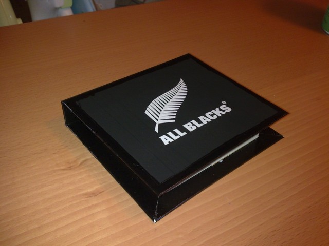 Mini knjigica - blokec, 11x13cm, darilo za rugby-jaša