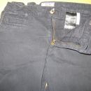 temno modre kavbojke h&m slim stretch, 140, z regulacijo v pasu, 3€