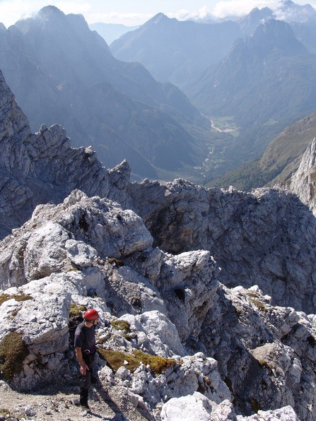 Sestop čez Koritniški mali Mangrt do Mantgrskega sedla