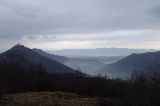 Sv.gora,Soška dolina,Nova Gorica-pogled z Vodic