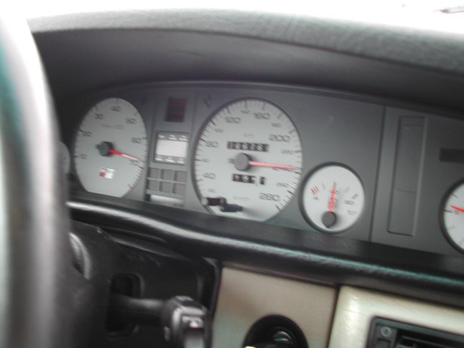 Driving in 5th gear, there still comes 6th that goes up to 280km/h (175mph) :-)