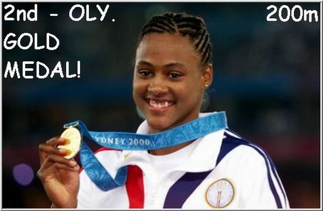 MARION's 2nd Olympic gold medal (200m)!!