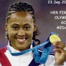 23rd september 2000, MARION's 1st Olympic gold medal (100m)!