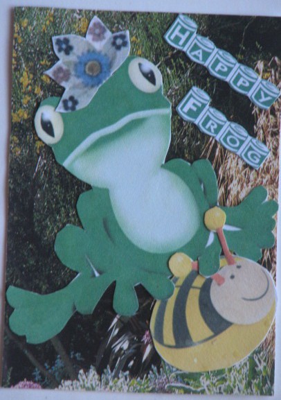 Frog, happy