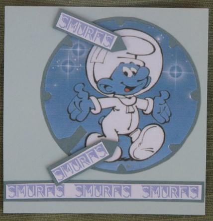 Smurfs astronaut 2/2