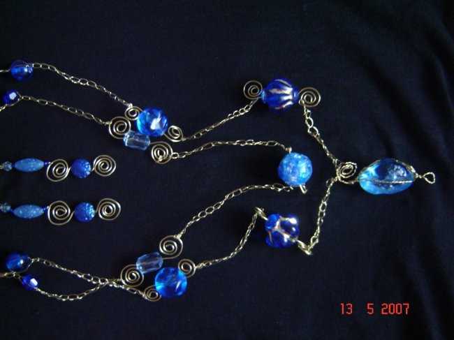 Nakit - Kompleti ogrlic in uhanov - foto povečava