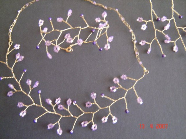 Nakit - Kompleti ogrlic in uhanov - foto