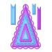 Nested Lacey Pennants
