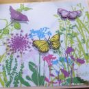 Ptički in metuljčki sredi cvetočega travnika za rd moje mame :)