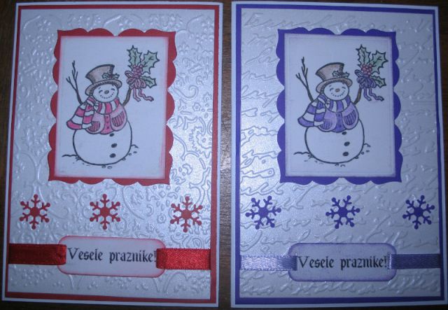 Snežaka :) G. Rdečko in G. Viola :)