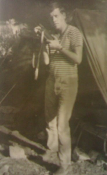 Maki, ex-YU2RDU, na otoku Kakanj, juli 1966