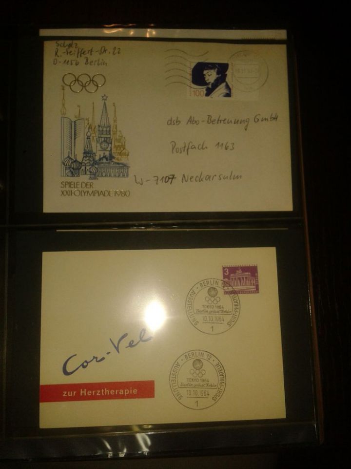 Letters with stamps + some coins - collective - foto povečava