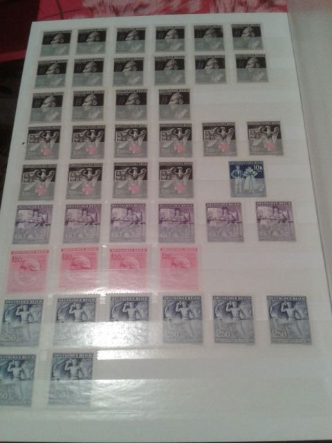 3rd reich 2 album with stamps - foto