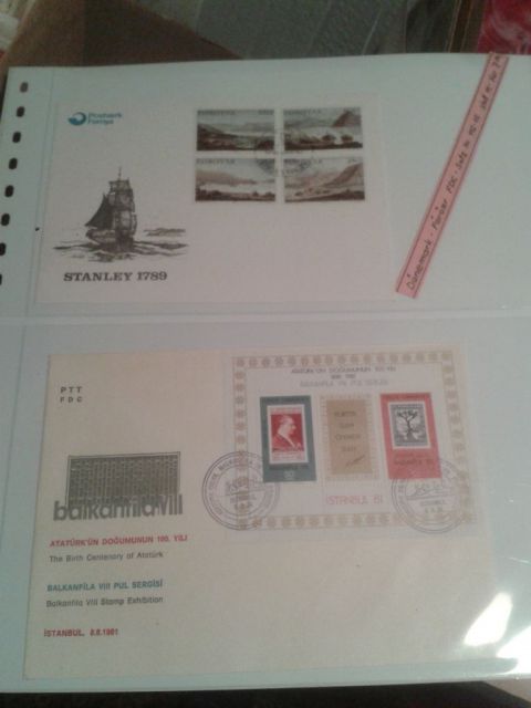Envelopes with stamps MIX 1 - foto