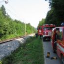 Požar železniška proga Podnart - Globoko 21.0