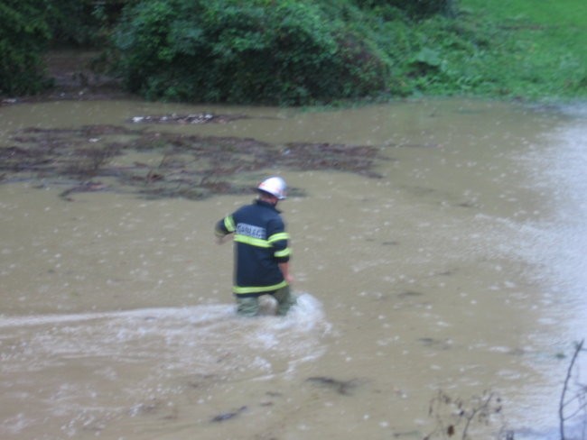 Intervencija-poplave Ljubno-Kropa - foto povečava