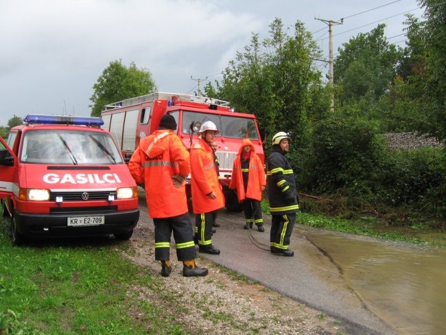 Intervencija-poplave Ljubno-Kropa - foto povečava