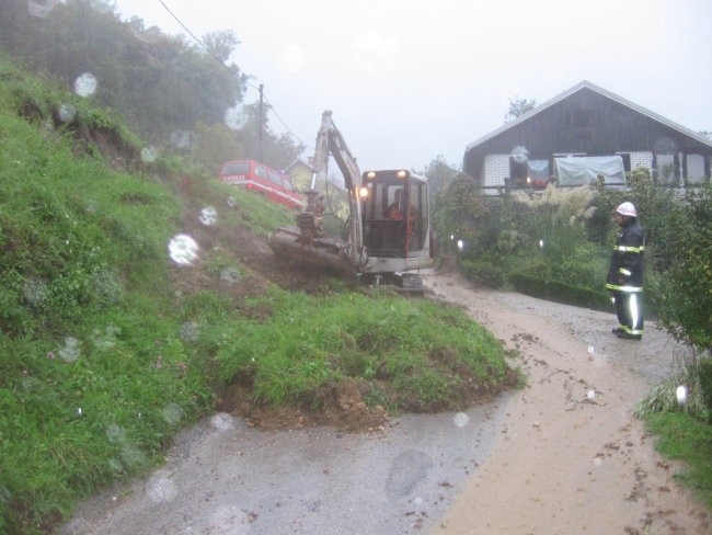 Intervencija-poplave Ljubno-Kropa - foto povečava