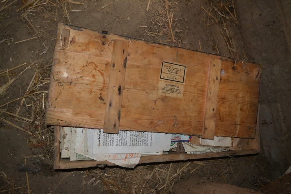 Starinska škatla za municijo