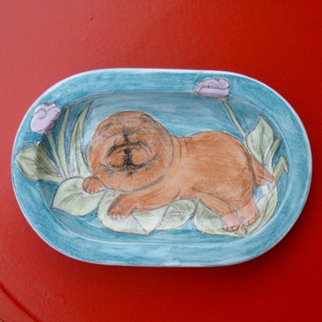Chow chow - (16x12,5cm) - 10 €
SOLD