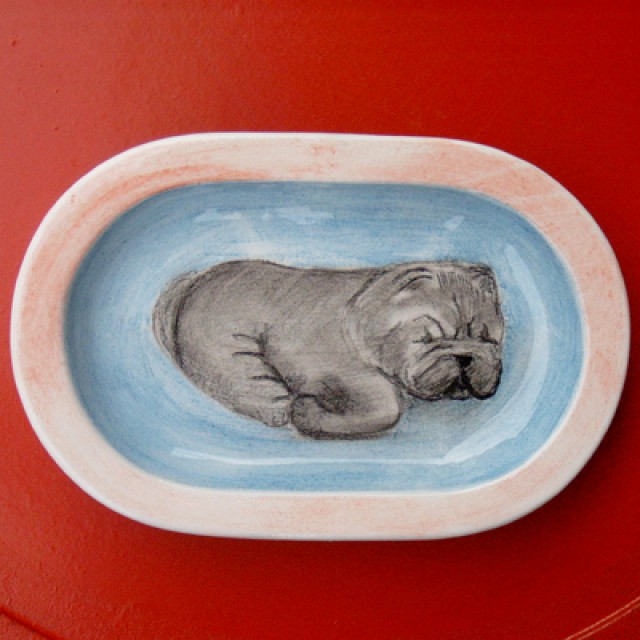 Chow chow - (16x12,5cm) - 10 €
SOLD