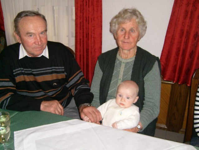 To sta mamina starša, moj deda  Karl in babi Marija.